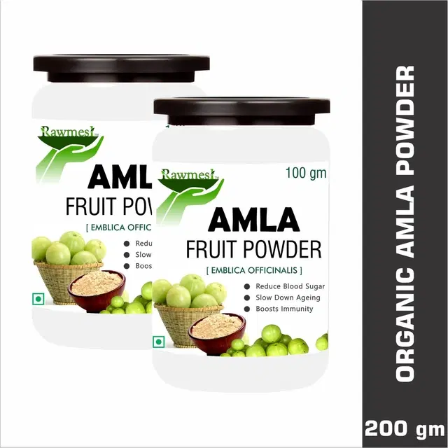 Pure Ayurvedic Organic Amla Powder, 100 g, Pack of 2