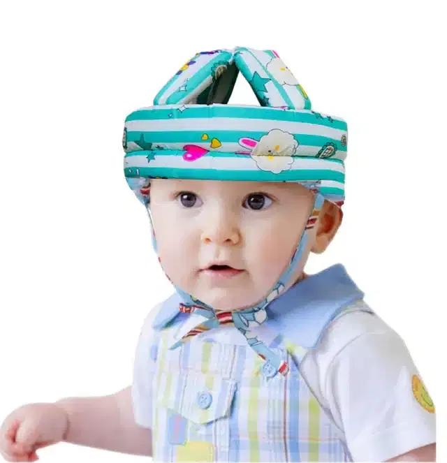 Plush Safety Helmet for Infants (Green)