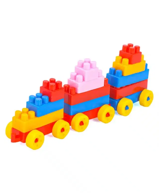 Plastic Educational Stem 200 Pcs Building Blocks Toy Set for Kids, Multicolor