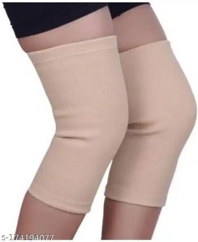 Orthopedic Knee Support Brace, Beige, Set of 1