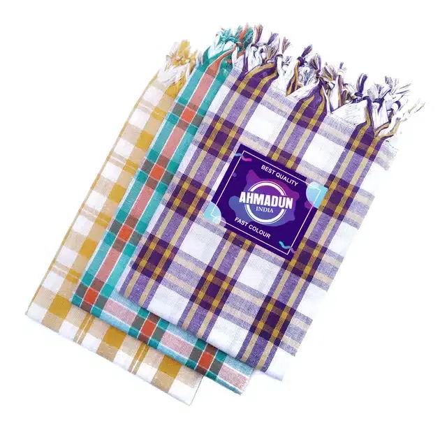 Bath Towel, Pack of 3, 170x85 cm, Multicolor