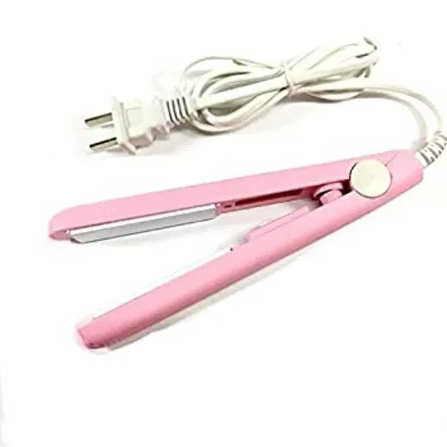 K K Enterprises Mini Temperature Control Flat Iron Hair Straightener, Pack Of 1, Assorted, KKE-1