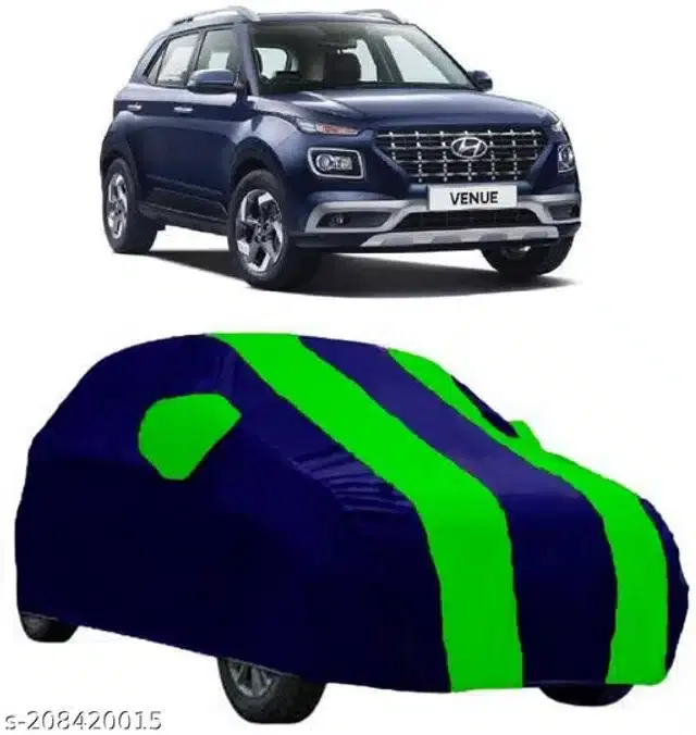 Taffeta Waterproof Car Cover for Hyundai Venue, Multicolor