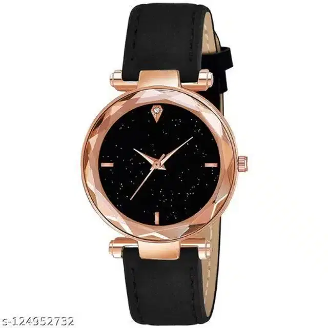 Analog Watch for Women (Black)