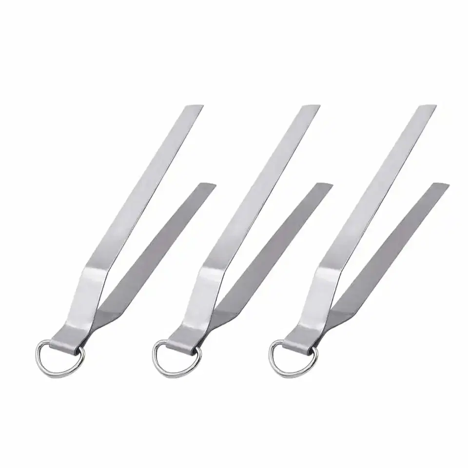 Oc9 Stainless Steel Roti Chimta For Kitchen (Pack Of 3)