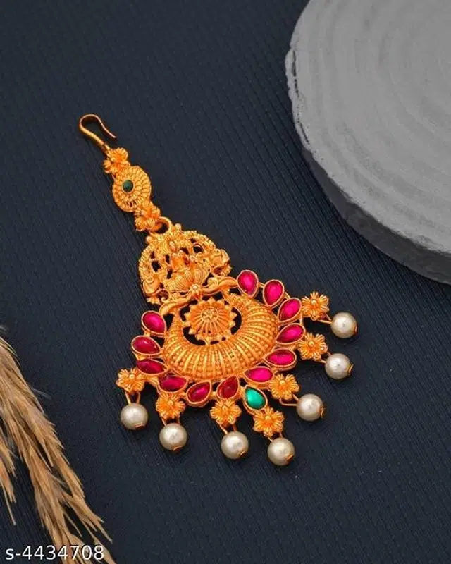 Alloy Maangtika for Women (Multicolor)