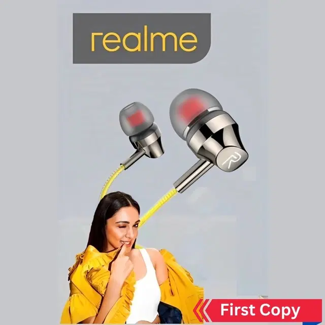 Realme in Ear Wired Earphones, Multicolor