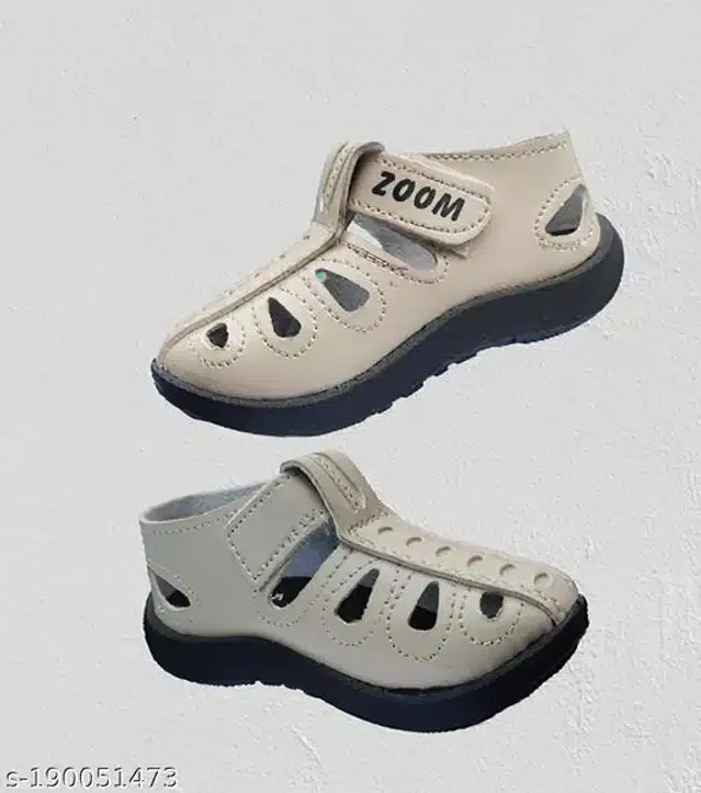 Sandals for Boys (Cream, 4-4.5 Years)