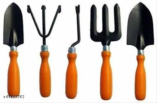 Combo of Gardening Tools Kit, Multicolor, Set of 5
