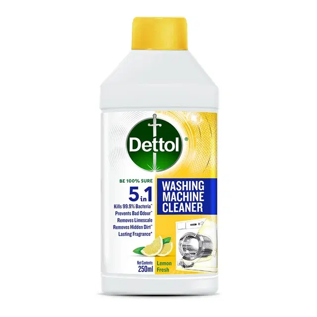 Dettol 5 In 1 Washing Machine Cleaner Lemon 250 ml