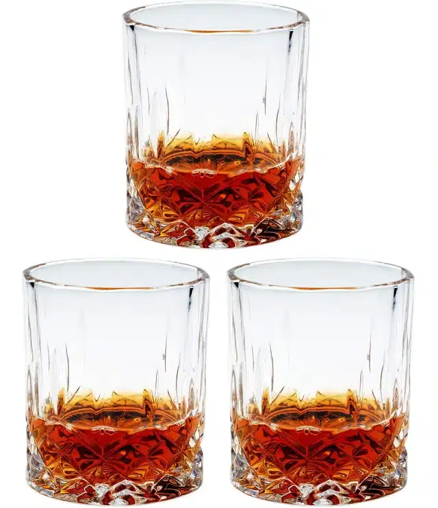 Liquor cum Cocktail Glasses, Transparent, 200 ml, Pack of 3