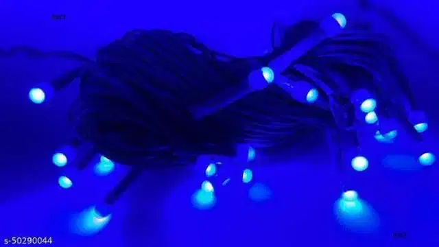 Indoor String Lights, Blue, 15 m