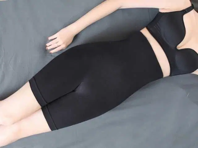 Women’s Cotton Lycra Tummy Control 4-in-1 Blended High Waist Tummy & Thigh Shapewear (S321)