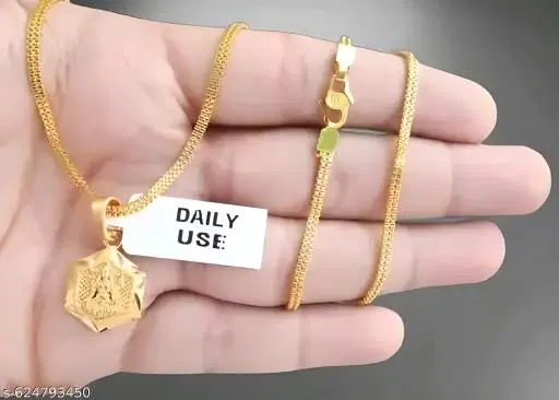 Gold Chain for Men (Free Size)