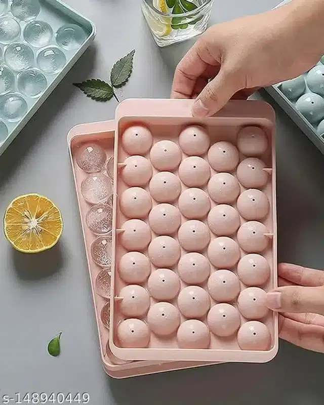 Silicon Ice Cube Tray, Pink