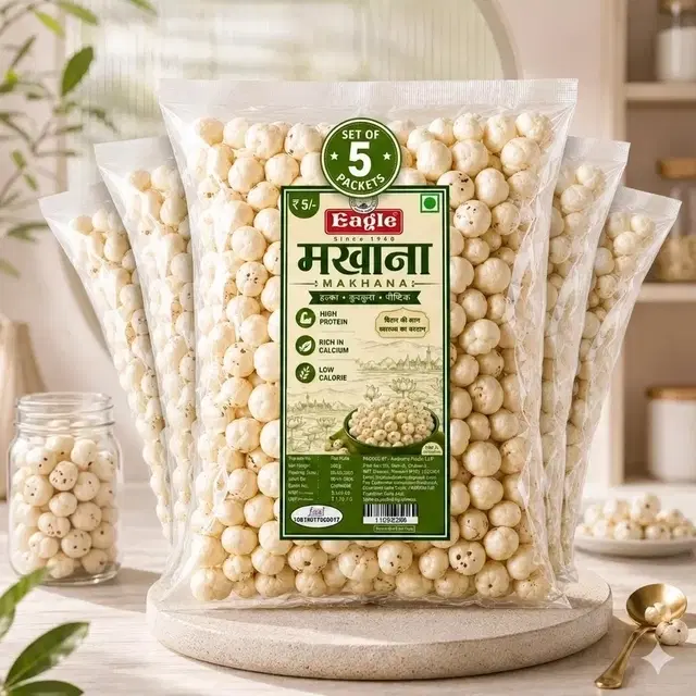 Phool Makhana (3+ Suta) 5X200 g (Set Of 5)