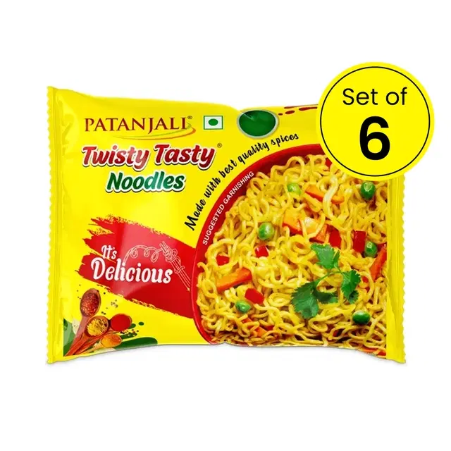 Patanjali Twisty Tasty Noodles 6X70 g (Pack of 6)