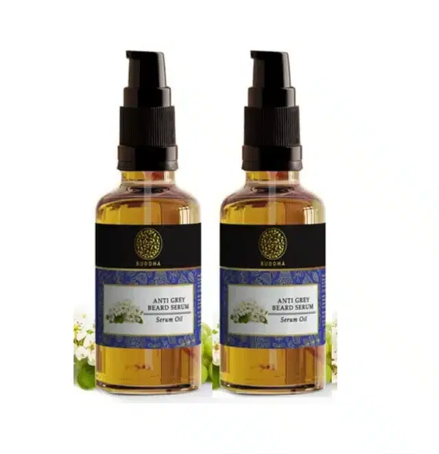 Buddha Natural Beard Growth Serum, Pack of 2, 25 ml