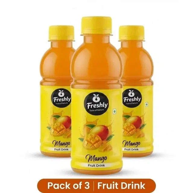 Freshly Mango Juice 250 ml (Pack Of 3)