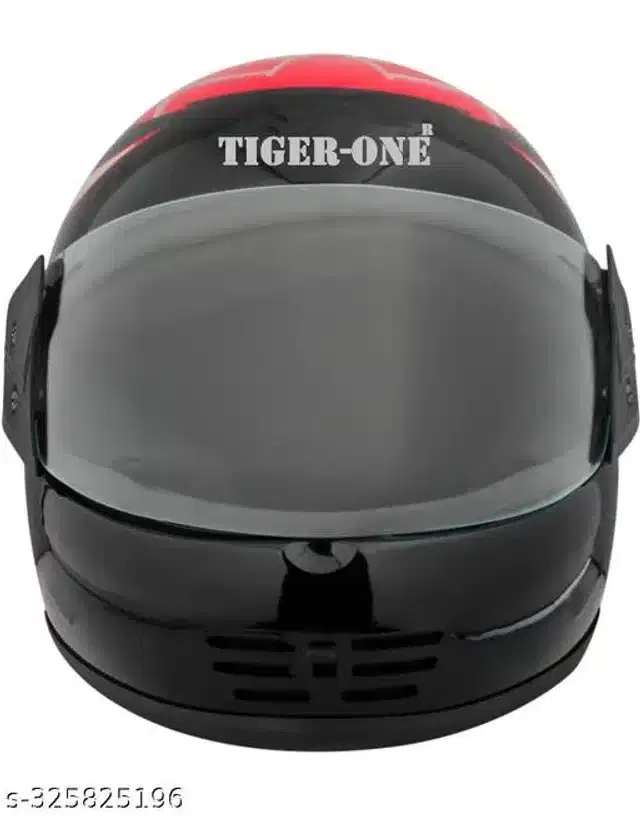 Full Face Helmet for Men & Women, Black & Red