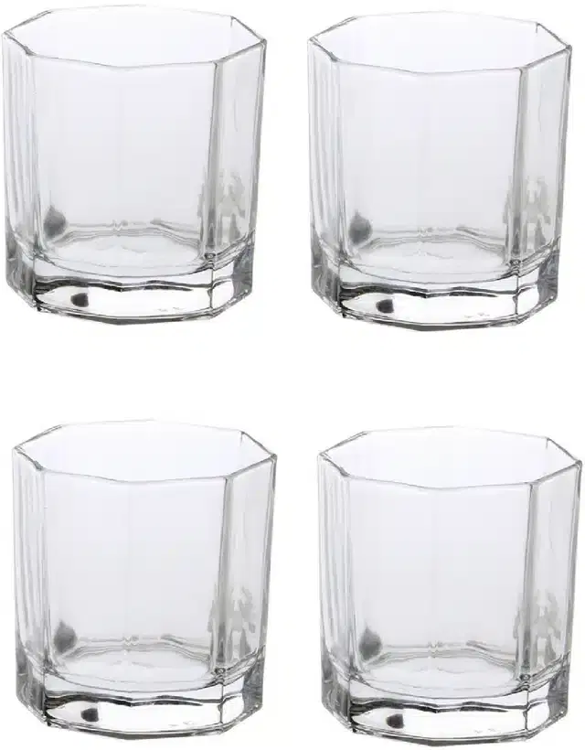 Liquor cum Cocktail Glasses, Transparent, 150 ml, Pack of 4