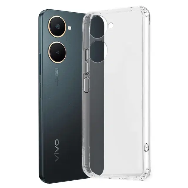 Silicone Mobile Back Cover for Vivo Y18e / Vivo Y18 / V2333, Transparent