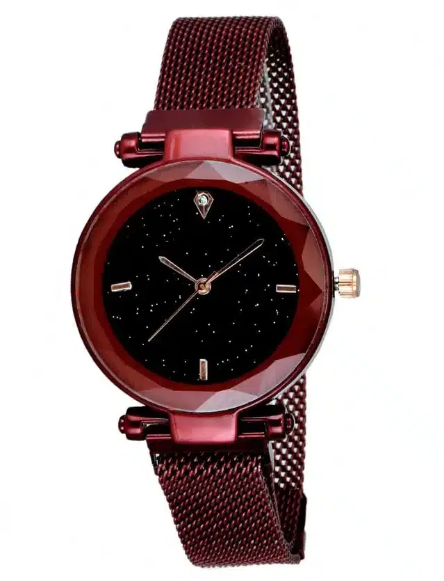 Analog Watch for Women (Red)