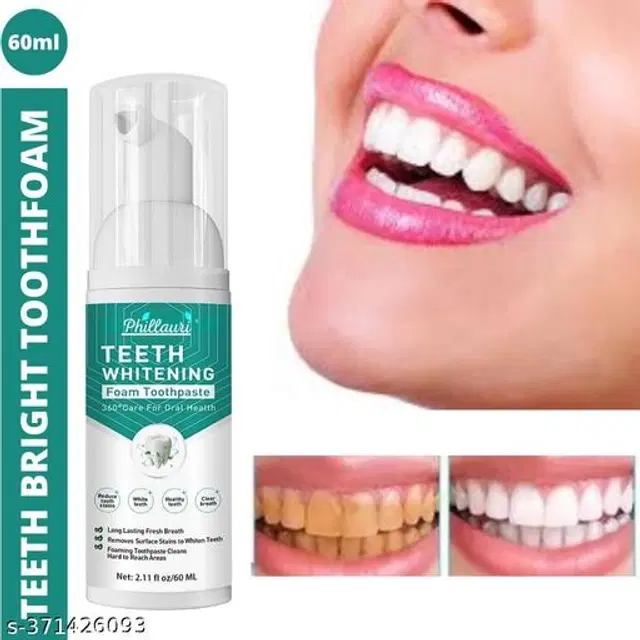 Phillauri Teeth Whitening Foam, 60 ml