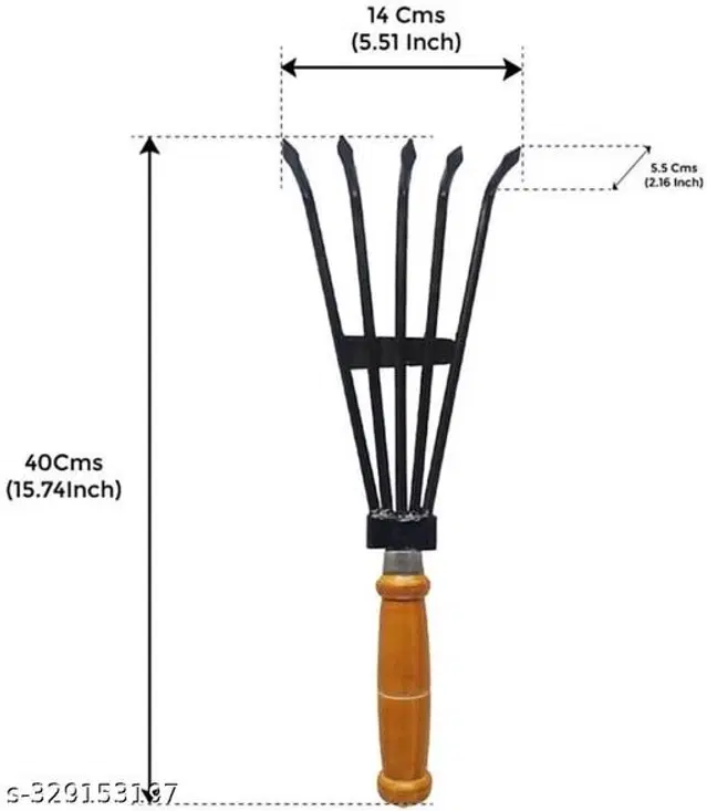 Hand Cultivator Gardening Tool, Multicolor