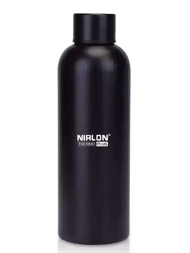 Stainless Steel Insulated Water Bottle, Black, 500 ml