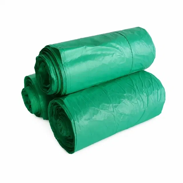Innate Garbage Bags, Green [19 x 21 Inches], [30 Pcs x 3 Rolls]
