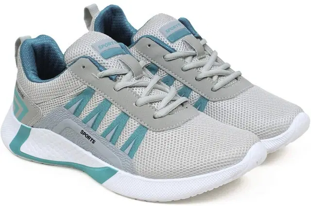 Casual Shoes for Men (Blue & Grey, 8)
