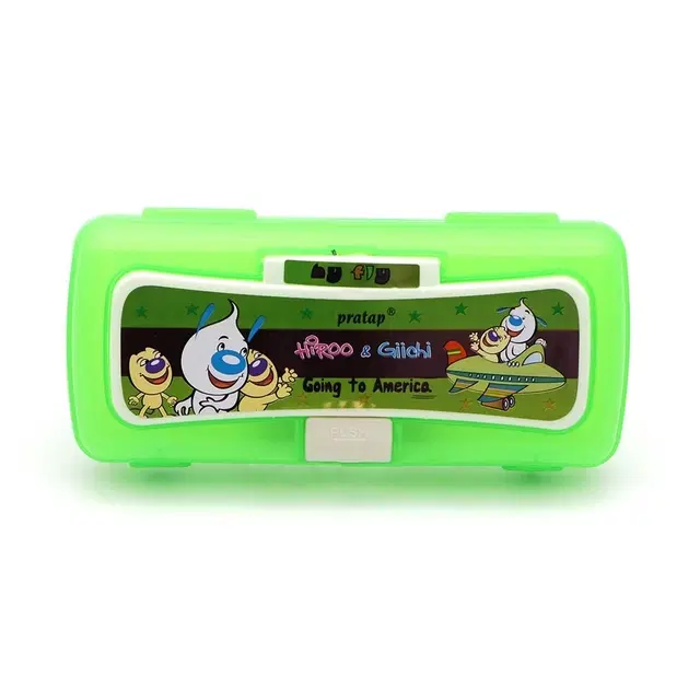 PRATAP Pencil Box 157 Hy Fly Compass Box, Pack of 1