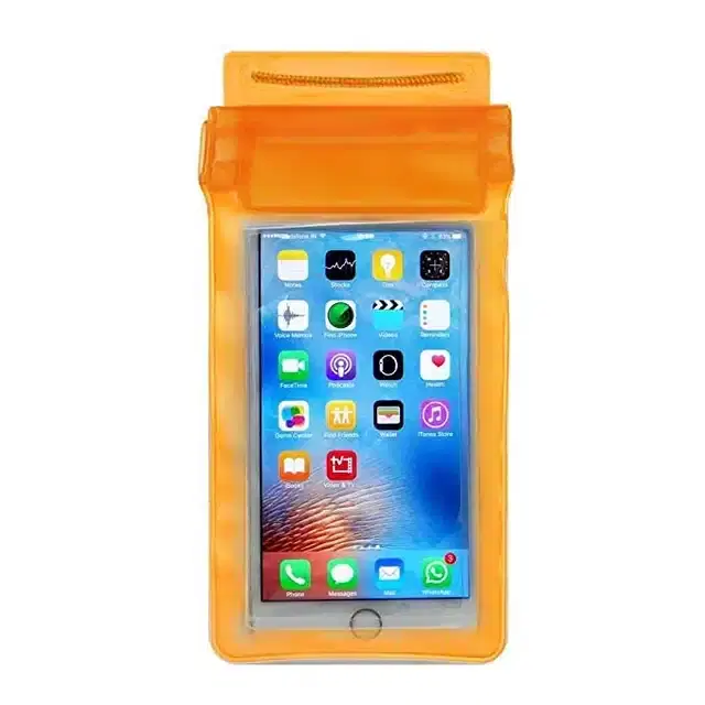 Rain Protection Cover for Mobiles, Orange