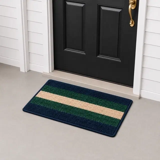 Status PP Anti Slip Doormat 38x58cm Green