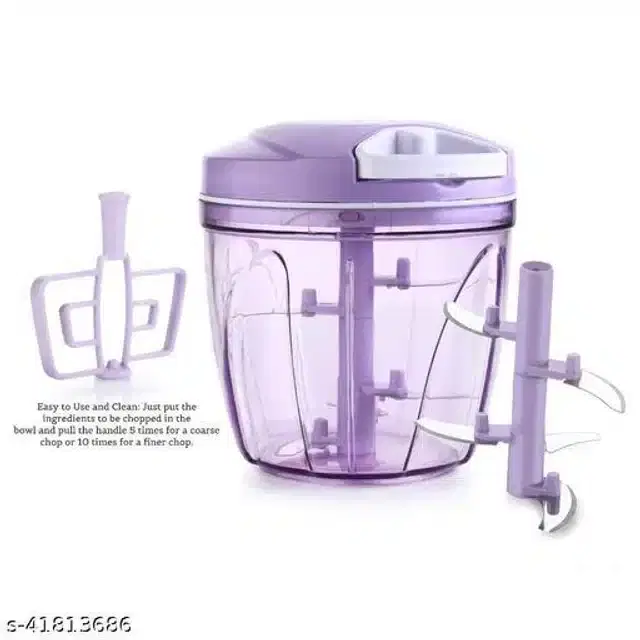 Vegetable Chopper for Kitchen, Purple