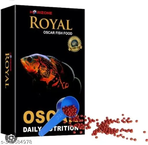 ROYAL oskar fish food 100gm--OSKAR 100% DAILY NUTRITION
