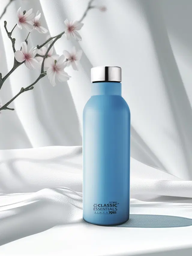 Stainless Steel Water Bottles, Sky Blue, 1000 ml