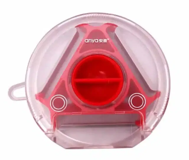 Amore Plastic Multi Function Peeler, Red