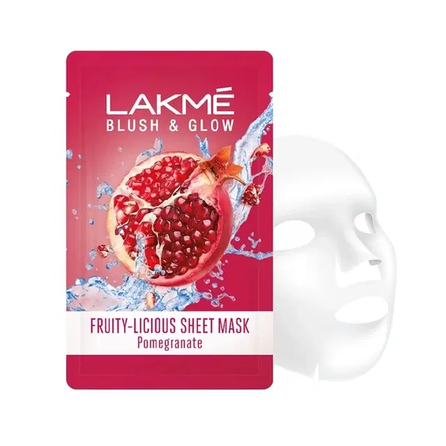 Lakme Blush & Glow Pomegranate Sheet Mask 25 ml