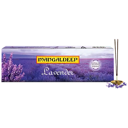 Mangaldeep Lavender Incense Sticks, 115 g