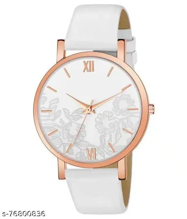 Analog Watch for Women (White)