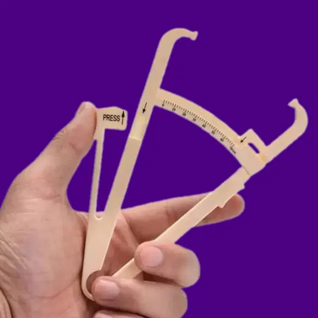 Lightweight Eco-Friendly Body Fat Measuring Caliper, Multicolor, Pack of 1