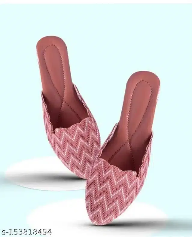 Flats for Women (Pink, 4)