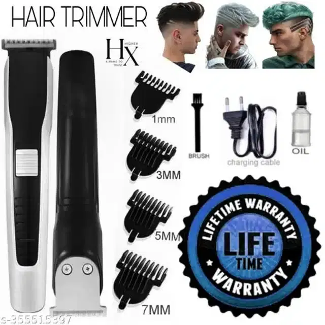 Rechargeable Trimmer for Men, Black