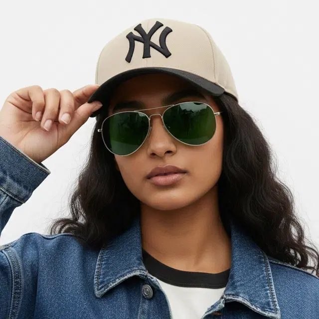 Baseball Cap for Women,Beige, Pack of 1