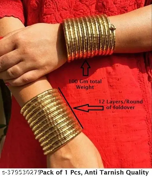 Golden Viral Spiral Bangle