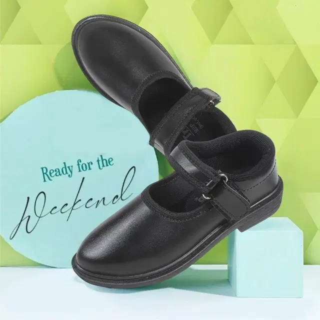 School Shoes for Girls (Black, 1)