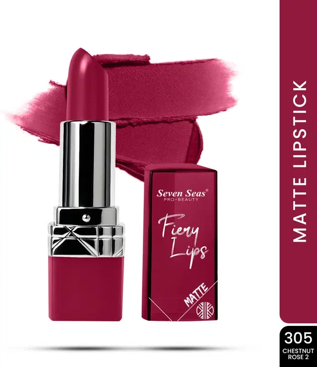 Seven Seas Lipstick for Women, Rose Rush (3.5g)