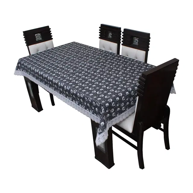 PVC Printed 4 Seaters Table Cover, Multicolor, 40x60 inches